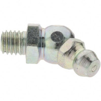 Value Collection 45° Head Angle, M6x1 Taper Thread Grease Fitting Zinc Plated Finish BDNA--7604-51 - 61861985