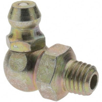 Value Collection 90° Head Angle, 1/4-28 Taper Thread Grease Fitting Zinc Plated Finish BDNA-7599 - 61862058