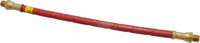 Alemite 12" Long, 4,800 psi Operating Pressure, Elastomeric Grease Gun Hose 1/8 NPTF, 12,000 psi Burst Pressure 317850-1 - 03243763