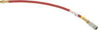 Alemite 18" Long, 4,800 psi Operating Pressure, Grease Gun Hose & Coupler Assembly 1/8 NPTF 6654-A - 03243920