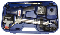 Lincoln 7,500 Max psi, Flexible Battery-Operated Grease Gun Includes Grease Gun, One Hour Charger, (2)18 V NiCad Batteries & Case 1844 - 81148660