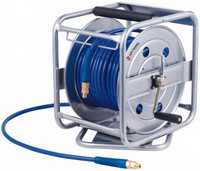 PRO-SOURCE 100 ft. Manual Hose Reel 200 psi, Hose Included 2840021021PRO -  89931364