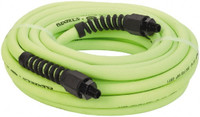 Legacy Manufacturing 3/8" ID x 0.61" OD 25 ft. Long Multipurpose Air Hose MNPT x MNPT Ends, 300 Working psi, 150°, 1/4" Fitting, Green HFZP3825YW2 - 30180459