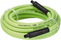 Legacy Manufacturing 3/8" ID x 0.61" OD 50 ft. Long Multipurpose Air Hose MNPT x MNPT Ends, 300 Working psi, 140°, 1/4" Fitting, Green HFZ3850YW2 - 72332265