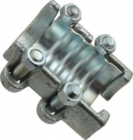 Campbell Fittings 1-1/2" Hose, Interlocking U-Bolt Clamp Plated Steel IC-6 - 48473698