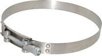 Campbell Fittings 6-3/4" Hose, 3/4" Wide x 0.025" Thick, T-Bolt Band Clamp Stainless Steel 30050-0675-051 - 48499693