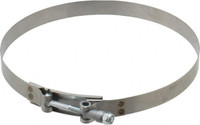 Campbell Fittings 8" Hose, 3/4" Wide x 0.025" Thick, T-Bolt Band Clamp Stainless Steel 30050-0825-051 - 48499842