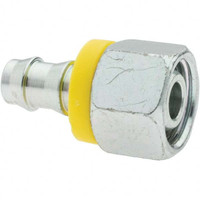 Parker Hannifin 3/8" ID M18x1.5 Metric Barbed Push On Female Fitting Steel PP-00412 - 66455759