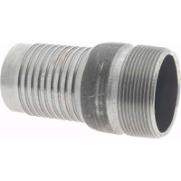 Campbell Fittings 2" Pipe ID, Threaded Combination Nipple for Hoses Steel HAS-8 - 48467054