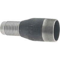 Campbell Fittings 1-1/4" Pipe ID, Reducer Combination Nipple for Hoses 1-1/2 Male NPT, Steel HRS-6X5 - 48467740