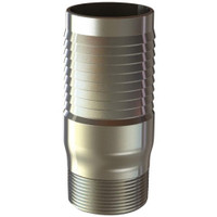 Campbell Fittings 1-1/2" Pipe ID, Expander Combination Nipple for Hoses 1-1/4 Male NPT, Steel HES-5X6 - 48467831