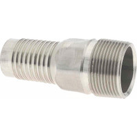 Campbell Fittings 1-1/4" Pipe ID, Threaded Combination Nipple for Hoses Stainless Steel HASS-5 - 48469738