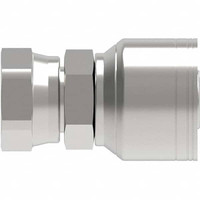 Eaton Hydraulic Hose Fittings & Couplings, Type: Female Swivel 30 Flare, Hose Diameter: 15/32 (Inch), Hose Size: -6, Thread Size: M18X1.5, Thread Type: Metric, Material: Carbon Steel 06Z-18K-BG - 19152487