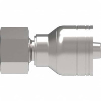 Eaton Hydraulic Hose Fittings & Couplings, Type: Female Swivel DIN 24 Seat Light, Hose Diameter: 15/32 (Inch), Hose Size: -6, Thread Size: M18X1.5, Thread Type: Metric, Material: Carbon Steel 06Z-12C-BG - 93215267