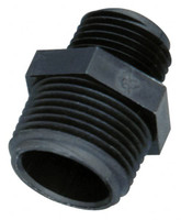 Green Leaf 1/2 x 11/16" Polypropylene Plastic Pipe Reducer Nipple MIPT x MIPT End Connections RM 12116 P - 08803033