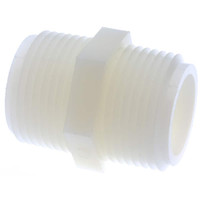 Green Leaf 3/4" Nylon Plastic Pipe Hex Nipple MIPT x MIPT End Connections M 3400 - 08802779