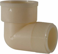 Green Leaf 1-1/2" Nylon Plastic Pipe 90° Street Elbow MIPT x FIPT End Connections SE 112 - 08801730