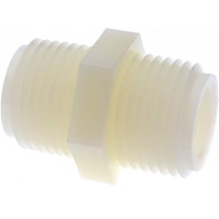 Green Leaf 1/2" Nylon Plastic Pipe Hex Nipple MIPT x MIPT End Connections M 1200 - 08802761