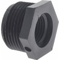 Green Leaf 1 x 1/2" Polypropylene Plastic Pipe Reducer Bushing MIPT x FIPT End Connections RB 10-12 P - 08802431