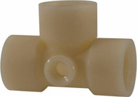 Green Leaf 3/4 x 1/4" Nylon Plastic Pipe Tee FIPT x FIPT x FIPT x FIPT End Connections TT 34-14 - 08801581