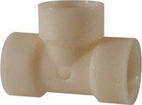 Green Leaf 1-1/4 x 1/4" Nylon Plastic Pipe Tee FIPT x FIPT x FIPT x FIPT End Connections TT 114-14 - 08801607