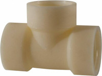 Green Leaf 1-1/2 x 1/4" Nylon Plastic Pipe Tee FIPT x FIPT x FIPT x FIPT End Connections TT 112-14 - 08801615