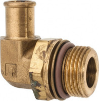 Parker Hannifin 5/8 x M27 Pipe, 150 psi, Brass ISO Port Adapter Hose Barb x Metric Adapter, Viton, M27x2 Thread 169HB-10-MI27 - 04094090