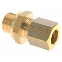 Legris 8mm Tube OD x M12x1 Thread Brass Compression Tube Male Connector Comp x Metric Thread Ends, 320 Max psi, -40 to 210°F 0101 08 65 - 03751427