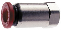 Norgren 4mm Tube OD, M5x0.8 Metric Brass Push-to-Connect Tube Female Connector 150 Max psi, Nitrile O-Ring, 0 to 175°F Working Temp C02260405 - 00350751