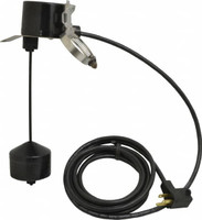 Little Giant 115/230 AC Volt, Piggyback Vertical Mechanical Float Switch, Sump, Sew and Eff, Float Switch 10 Ft. Cord Length, 1/5 HP, PVC, 13 Amperage Rating, For Use with Universal 599261 - 53335592