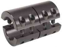 Climax 40mm Inside x 77mm Outside Diam, Metric Two-Piece Clamping Rigid Coupling 108mm Long 2MISCC-40-40 - 75256693