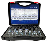 Precise 44 Piece #6-1" & M3-M24 Metric Thread Detective Set - 4901-0036