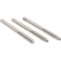 Hertel Tap Set: Metric Coarse, 4 Flute, High Speed Steel, Bright Finish Size M5 x 0.08. 2-3/8" OAL, 6H Class of Fit, 3 Pc K029508AS - 02385664