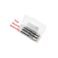 Iscar Tap Set: M12 x 1.75 Metric Coarse, 4 Flute, Bottoming Plug & Taper, High Speed Steel 6H Class of Fit, Right Hand, 3 Pc 4445018 - 45374048
