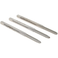 Value Collection Tap Set: M3 x 0.5 Metric Coarse, 3 Flute, High Speed Steel, Bright Finish 1-15/16" OAL, Right Hand, 3 Pc JY9036500 - 09036500