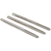Value Collection Tap Set: Metric Coarse, 3 Flute, High Speed Steel, Bright Finish 2" OAL, Right Hand, 3 Pc JY9036492 - 09036492