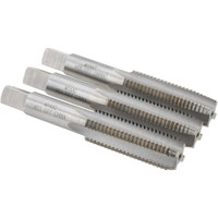 Value Collection Tap Set: Metric Coarse, 4 Flute, High Speed Steel, Bright Finish 3-13/16" OAL, Right Hand, 3 Pc JY9036427 - 09036427