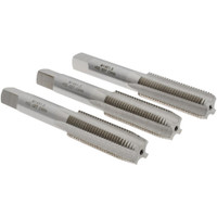 Value Collection Tap Set: Metric Fine, 4 Flute, High Speed Steel, Bright Finish 3-19/32" OAL, Right Hand, 3 Pc JY9036385 - 09036385