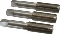 Value Collection Tap Set: Metric Fine, 4 Flute, High Speed Steel, Bright Finish 4-11/16" OAL, Right Hand, 3 Pc JY74732868 - 74732868