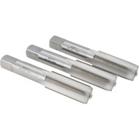 Value Collection Tap Set: Metric Fine, 4 Flute, High Speed Steel, Bright Finish 4-15/32" OAL, Right Hand, 3 Pc JY74732850 - 74732850