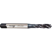 EMUGE-FRANKEN Spiral Flute Tap: M6x1, Metric Coarse, 3 Flute, Modified Bottoming, 6H Class of Fit, Vanadium HSS, Oxide Finish 17.00 mm Thread Length, 80.00 mm OAL, Right Hand Flute, Right Hand Thread, Series Enorm B4933200.0060 - 65839276
