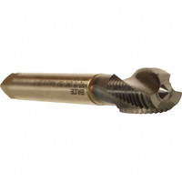 EMUGE-FRANKEN Spiral Flute Tap: M12x1.75 Metric, 3 Flutes, Modified Bottoming, 6HX Class of Fit, Cobalt, TICN Coated 24 mm Thread Length, 110 mm OAL, Right Hand Thread, Series Rekord D C0459601.0112 - 01537984
