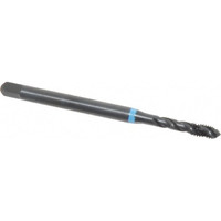 EMUGE-FRANKEN Spiral Flute Tap: M4x0.70 Metric Coarse, 3 Flutes, Modified Bottoming, 6H Class of Fit, Cobalt, Oxide Coated 7 mm Thread Length, 63 mm OAL, Right Hand Thread, Series Enorm-VA B0503200.0040 - 40011082
