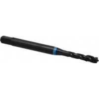 EMUGE-FRANKEN Spiral Flute Tap: M5x0.80 Metric Coarse, 3 Flutes, Modified Bottoming, 6H Class of Fit, Cobalt, Oxide Coated 8 mm Thread Length, 70 mm OAL, Right Hand Thread, Series Enorm-VA B0503200.0050 - 40011090