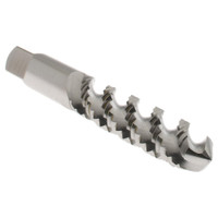 Hertel Spiral Flute Tap: M10x1.50 Metric Coarse, 3 Flutes, Plug, 6H Class of Fit, High Speed Steel 2-15/16" OAL, Right Hand Thread, D6 K027677AS - 77428555