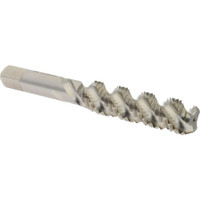 Hertel Spiral Flute Tap: M12x1.75 Metric Coarse, 3 Flutes, Bottoming, 6H Class of Fit, High Speed Steel 3-3/8" OAL, Right Hand Thread, D6 K027684AS - 77428274