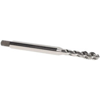 Iscar Spiral Flute Tap: M4x0.70 Metric Coarse, 3 Flutes, Modified Bottoming, 6H Class of Fit, Cobalt, Bright/Uncoated 7 mm Thread Length, 63 mm OAL, Right Hand Thread, Series TPS M 4445590 - 37102340