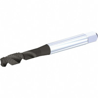 Kennametal Spiral Flute Tap: M10x1.50 Metric Coarse, 2 Flutes, Modified Bottoming, 6H Class of Fit, Vanadium High Speed Steel, TiN/CrC/C Coated 18 mm Thread Length, 100 mm OAL, Right Hand Thread, H6, Series T682 5689901 - 57450017