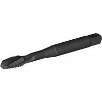 Kennametal Spiral Flute Tap: M8x1.25 Metric Coarse, 3 Flutes, Plug, 6H Class of Fit, Vanadium High Speed Steel, AlCrTiN Coated 12.1 mm Thread Length, 2-23/32" OAL, Right Hand Thread, D5, Series T690 5705435 - 57456071