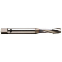 OSG Spiral Flute Tap: M10x1.25 Metric Fine, 3 Flutes, Bottoming, 6H Class of Fit, Vanadium High Speed Steel, TICN Coated 100 mm OAL, Right Hand Thread, Series 13113 1311300708 - 79330908